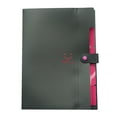 thumbnail image 1 of Daiosportswear A4 Expanding File Folder,5-Pocket Document Organizer 1Pc,12.6x9.3x0.7in,PP Material,Button Closure,Durable,Lightweight,Portable,office Supplies,Bills/Files Storage,Secure, 1 of 1