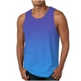 thumbnail image 1 of Daiosportswear Beach Tank Tops for Men Sleeveless Gradient Muscle Shirt Summer Vacation Tropical Casual Vest Multicolor-B 16(XXXXL), 1 of 4