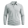 thumbnail image 1 of Daiosportswear Casual Waffle Sweatshirt for Men Breathable Workout Shirts Long Sleeve Sweatshirt Crewneck T-Shirts Baggy Tees Gray XXXL, 1 of 7