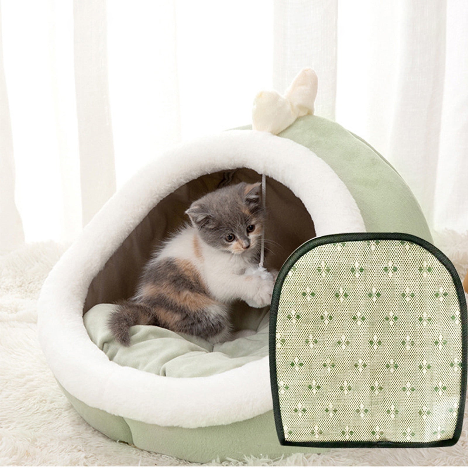 Daiosportswear Cats Beds for indoorss House for Pet Larges Cave for Pet