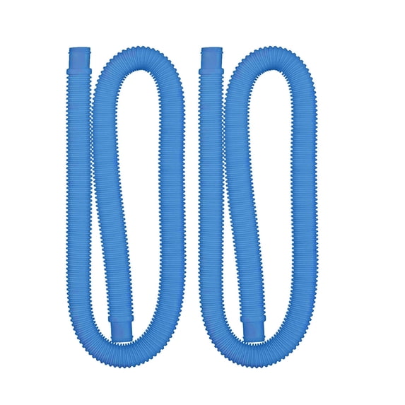 Daiosportswear Clearance 2Pc 1 meters replacement water hose for ground pool, summer pool suction pipe, equipped with clamps