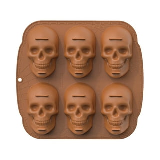 Skeleton Head Skull Silicone Mold,Small Skull Silicone Mold,Halloween Skull  Sili