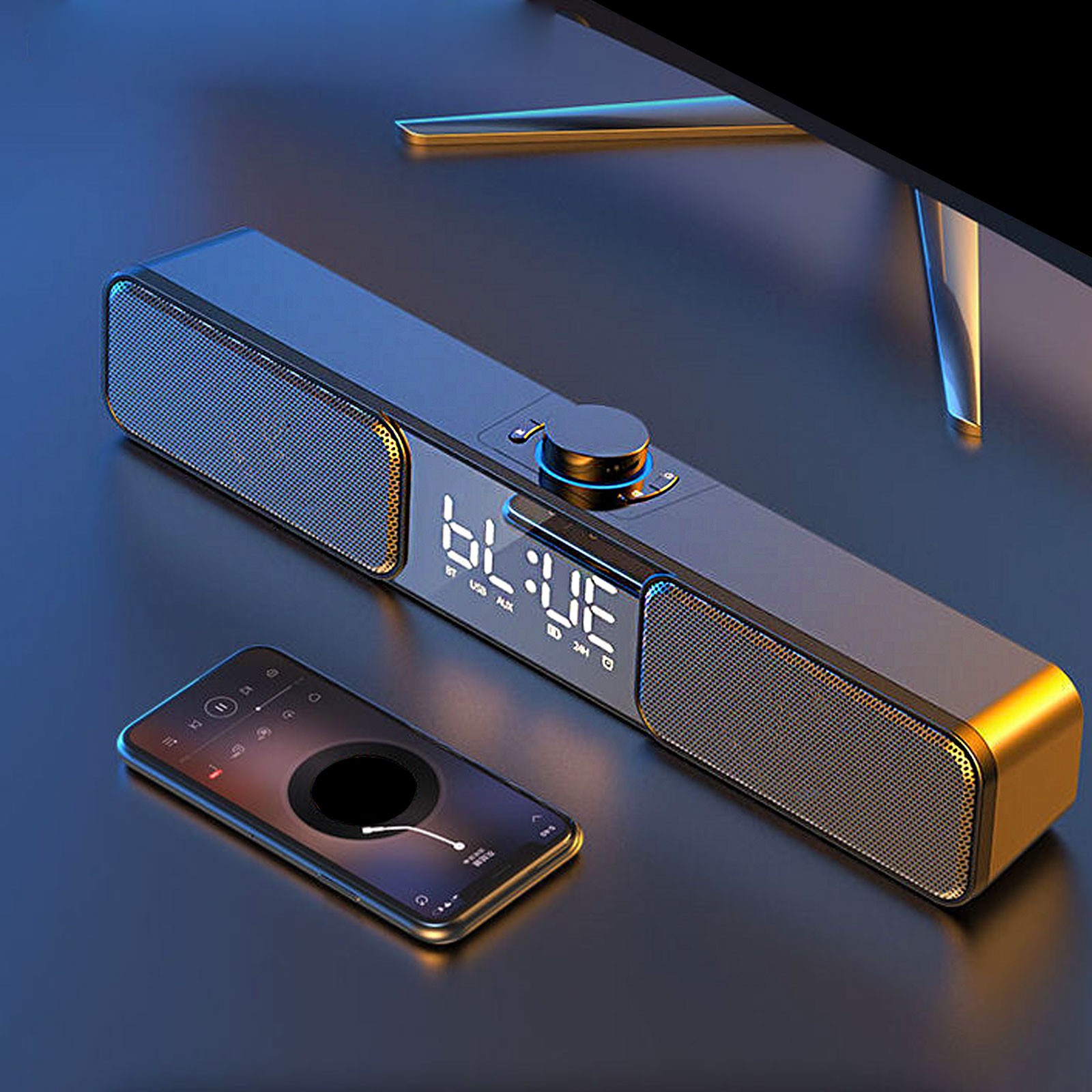 Daiosportswear Clearance Bluetooth Speaker, LED Display, Multifunction