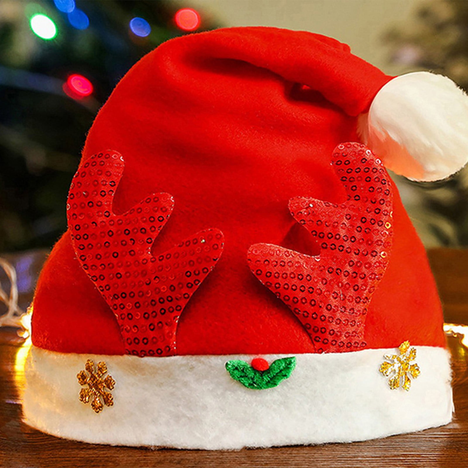 Daiosportswear Clearance Plush Santa Hat , Funny Christmas Hats for