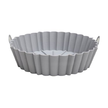 Daiosportswear Silicone Air Fryer Liner 8 inch Reusable Air Fryer Basket Heat Resistant Easy Cleaning Air fryers Silicone Pot Round Easy To Clean Kitchen Accessory