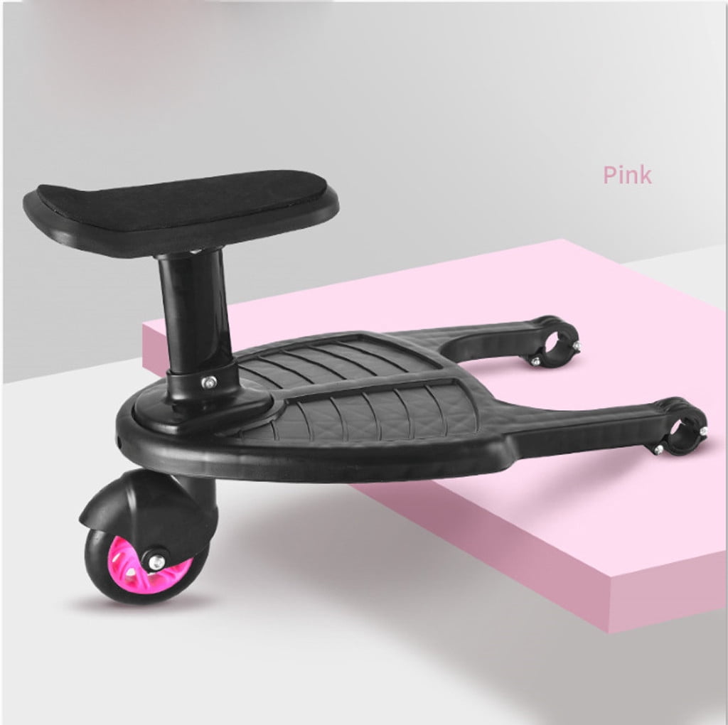 Daiosportswear Universal Stroller Board Stroller Attachment for Toddler to Ride Wheeled Buggy Board Pushchair Stroller Kids Comfort Step Board Up To 25Kg
