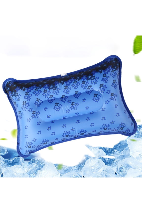 Cooling Gel Ice Pillow for Pets, Blue, 21.6x13.8in, Durable PVC, Long-lasting Coolness, Summer Cooling Accessory, Pet Bed Cooling Pad
