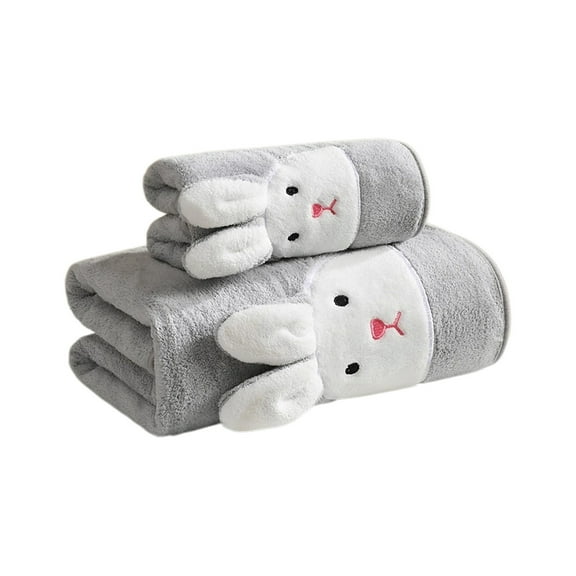 Daiosportswear Easter Hand Towels 100% Cotton Embroidered Premium Luxury Decor Bathroom Decorative Dish Towels Set for Drying, Cleaning, Cooking, Holiday Towels Gift Easter Bunny Bath Towel