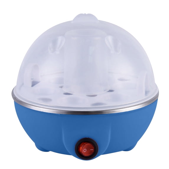 Daiosportswear Family Multi-Function Steamer Food Cooker,ABS+Stainless Steel 7-Egg Capacity,Timer with Buzzer Easy to Use/Clean,Sleek Design for Eggs Vegetables Dumplings Seafood Kitchen Busy Families