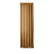 Daiosportswear Faux Silk Stain Curtains with Rod Pocket Light Filtering Dupioni Silk Drapes Window Treatment Satin Drapes for Bedroom Living Room, 39.37 98.43in