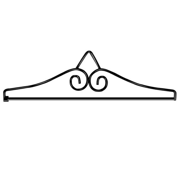 Daiosportswear Garden Flag Wall Hanger Wrought Iron Small Flag Hanger for Flag/Banner with Width Smaller Than 13in