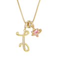 thumbnail image 1 of Daiosportswear Gold 3-Layering Gold Heart Initial Necklace for Women Plated Pendant Letter Dainty Fashion Heart A-Z Initial Necklaces for Women Jewelry Gifts, 1 of 2