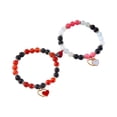 thumbnail image 1 of Daiosportswear His and Hers Matching Set Valentines Day themed Couple Bracelets Cute Magnetic Couple Adjustable Bracelet Valentines Day Ideal Gift, 1 of 6