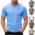 thumbnail image 1 of Daiosportswear Men's T Shirt Short Sleeve Classic Crew Neck T-Shirt Summer Basic Tee Shirts White XL(XL), 1 of 9