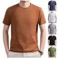thumbnail image 1 of Daiosportswear Mens T Shirt - Short Sleeve Crew Neck Soft Fitted Elastic Tees Fresh Classic Tshirts White XL(XL), 1 of 6