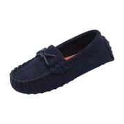Daiosportswear Moccasin Slippers for Women Flat Comfortable Loafer Shoes,Womens Shoes Dark Blue 824
