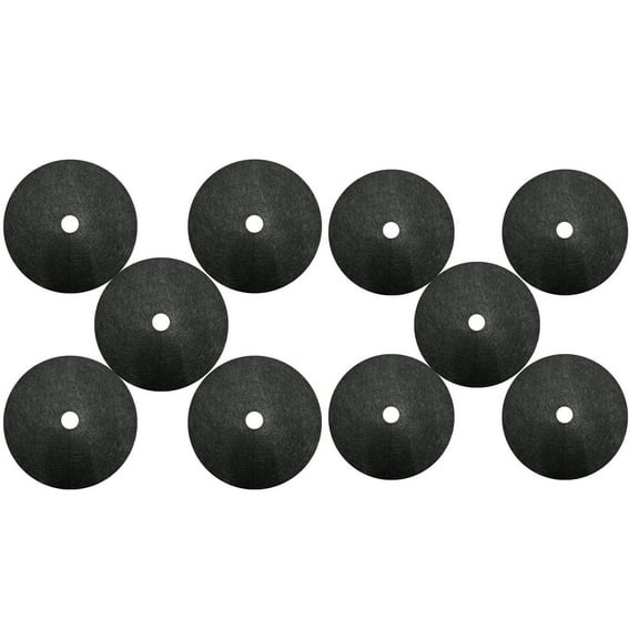 Daiosportswear Non-Woven Gardening Weeding Cloth,Agricultural Garden Weed Cover,20.4in Outer Diameter,2.3in Inner Hole,High-Strength,Weed Growth Prevention,Flower/Vegetable Orchard Use,1/3/5/10PCS