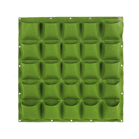 Daiosportswear Pockets Vertical Garden Planter,Felt Wall Mount Growing Bag Pouch,Indoor/Outdoor Use,for Flowers/Gardening,office/Home Decoration,Greening Project,Space-Saving,Plant Lover Essential