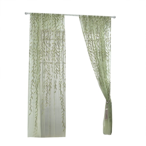 Daiosportswear Sheer Curtains 1 Panels Set, Extra Long Light Filtering Solid Voile Window Drapes for Living Room Party Ceremony