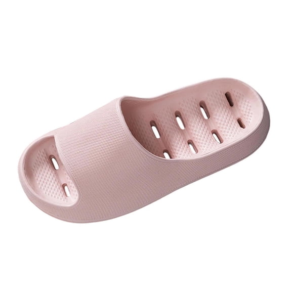 Daiosportswear Shower Shoes Quick Dry Non-Slip Bathroom Slippers Shower Sandals for Women Dorm Home Slide with Drain Holes,Womens Shoes Pink 38-39