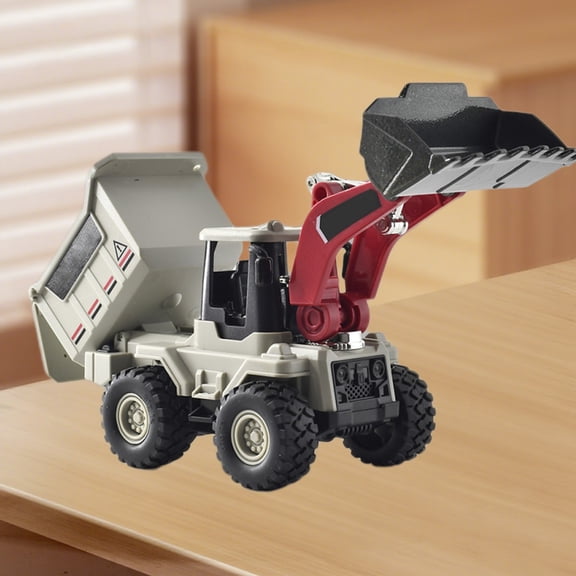 Daiosportswear Small Construction Trucks, Kids Construction Vehicles Toy, Friction Powered Kids Dumper Truck, Bulldozers,forklift,Tank Truck, Asphalt Car, Excavator Toy for Children
