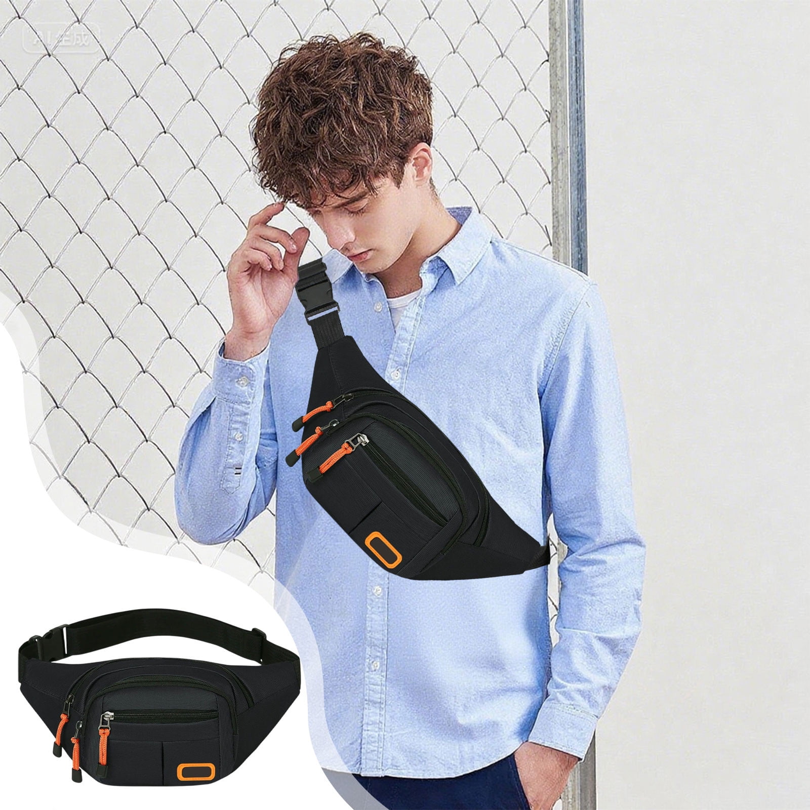 Daiosportswear Travel Shoulder Bag,Lightweight Oxford Crossbody Bag,11 ...