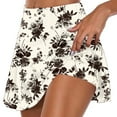thumbnail image 1 of Daiosportswear Women'S Basic Versatile Flared Pleated Mini Skirt Built-In Shorts,Shorts for Women, 1 of 5