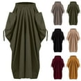 thumbnail image 1 of Daiosportswear Women Skirt with Draw Rope Big Pocket Pleated Boho Loose Long Skirts Daily Streetwear，Skirts for Women Yellow 10(XL), 1 of 5
