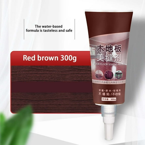Daiosportswear Wooden Floor Gap Filler,Seam Sealant for Beautiful Stitching,300g,Consistent Color,Easy to Apply,All Wood Flooring,Seamless Finish,Room Decoration,Maintenance
