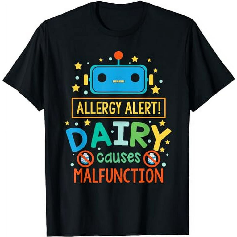 Dairy Allergy Tshirt - Lactose Intolerance - Milk And Cheese Dairy Allergy Tshirt - Lactose Intolerance - Milk And Cheese