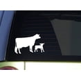 thumbnail image 1 of Dairy Cow Family *I907* 7 inch wide Sticker cow decal, 1 of 1