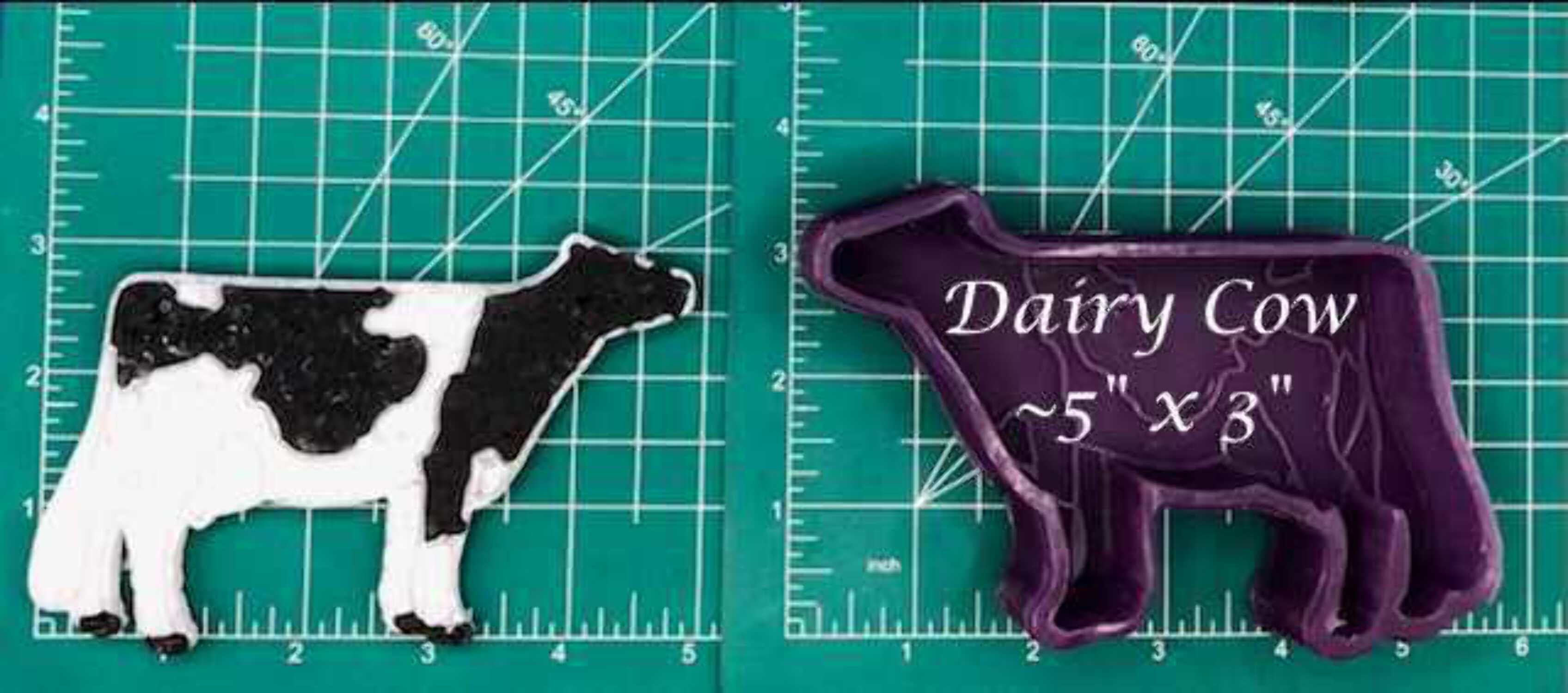 Dairy Cow with Spots Silicone Freshie Mold