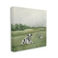 thumbnail image 1 of Dairy Cows Grazing in Rolling Green Field Farms Landscape Gallery-Wrapped Canvas Print Wall Art, 17x17, 1 of 6