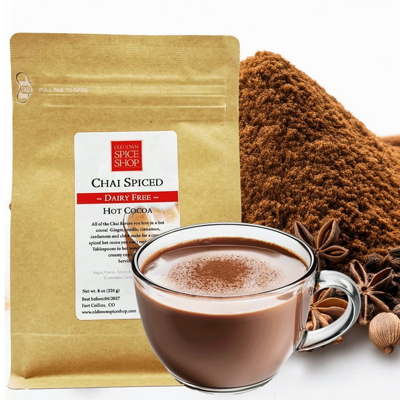 Dairy-Free Chai Spiced Hot Cocoa