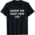 thumbnail image 1 of Dairy Free Living Food Allergy Cheese Ice Cream Milk Allergy T-Shirt, 1 of 4