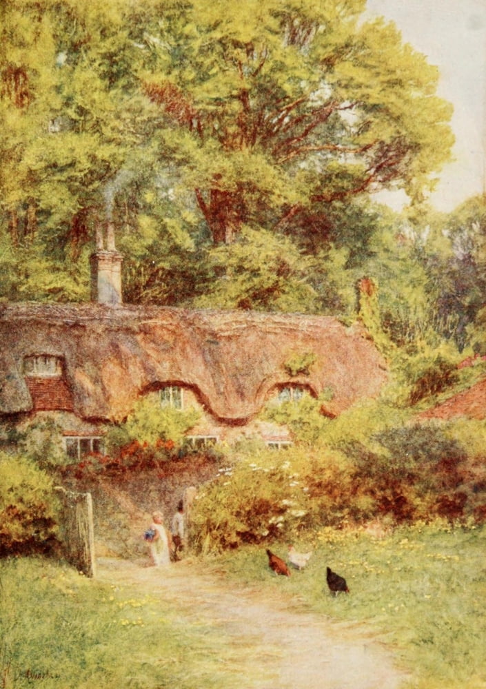 Dairy & Home Farm Canvas Art - Helen Allingham (18 x 24)