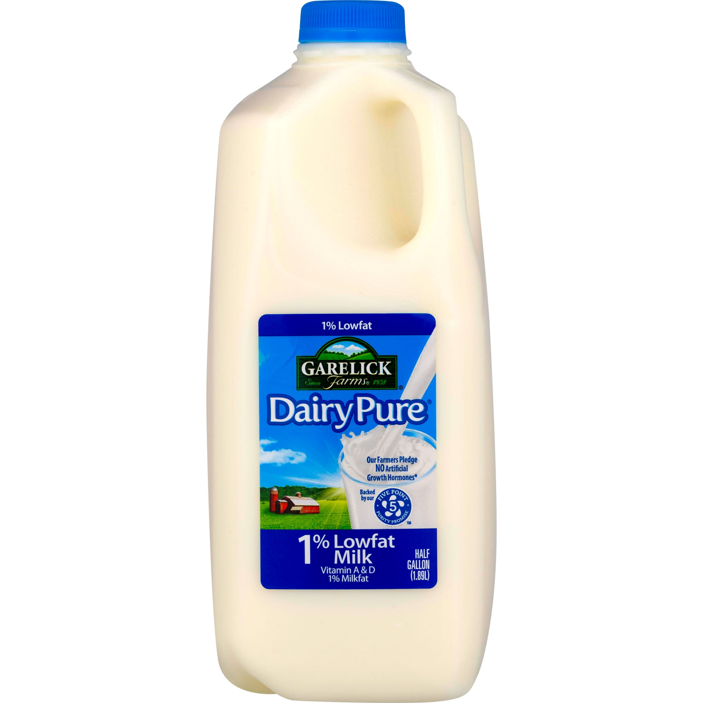 DairyPure 1 Lowfat Milk Half Gallon