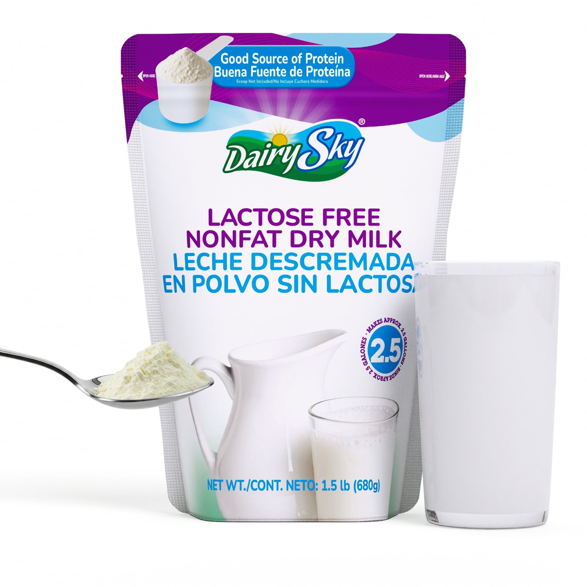 DairySky Lactose-Free Powdered Milk 11oz Non-Fat Dry Milk Kosher