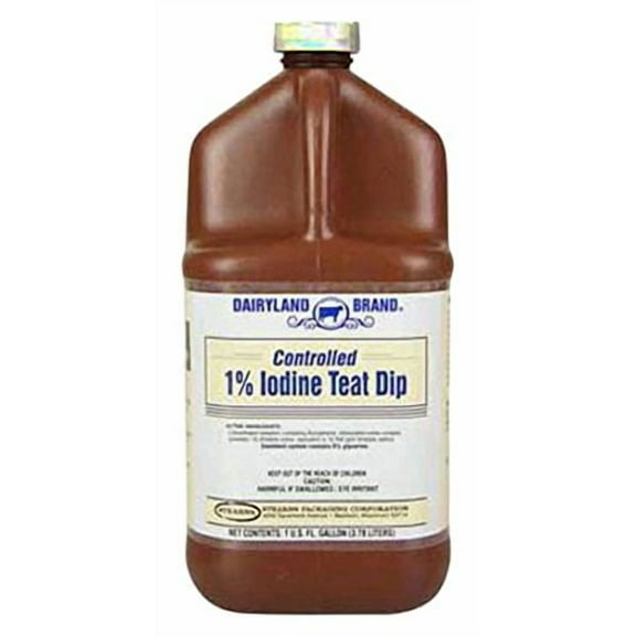 Dairyland Brand 1209715 Sanitizing Cow Teat Dip, 1-Gallon - Quantity 1
