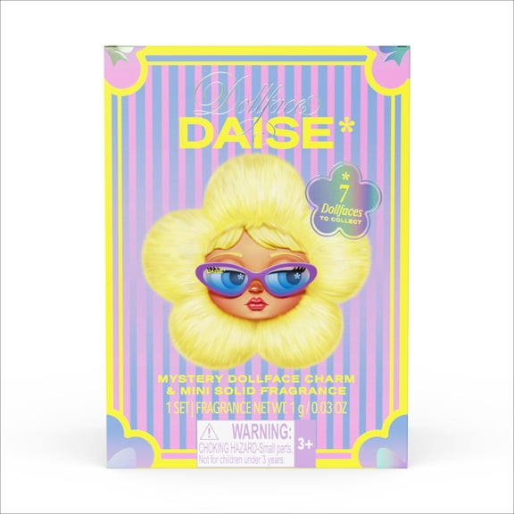 DAISE Blind Box Mystery Dollface Charm & Mini Solid Fragrance, 1 Set | Fragrance 1 g / 0.03 OZ