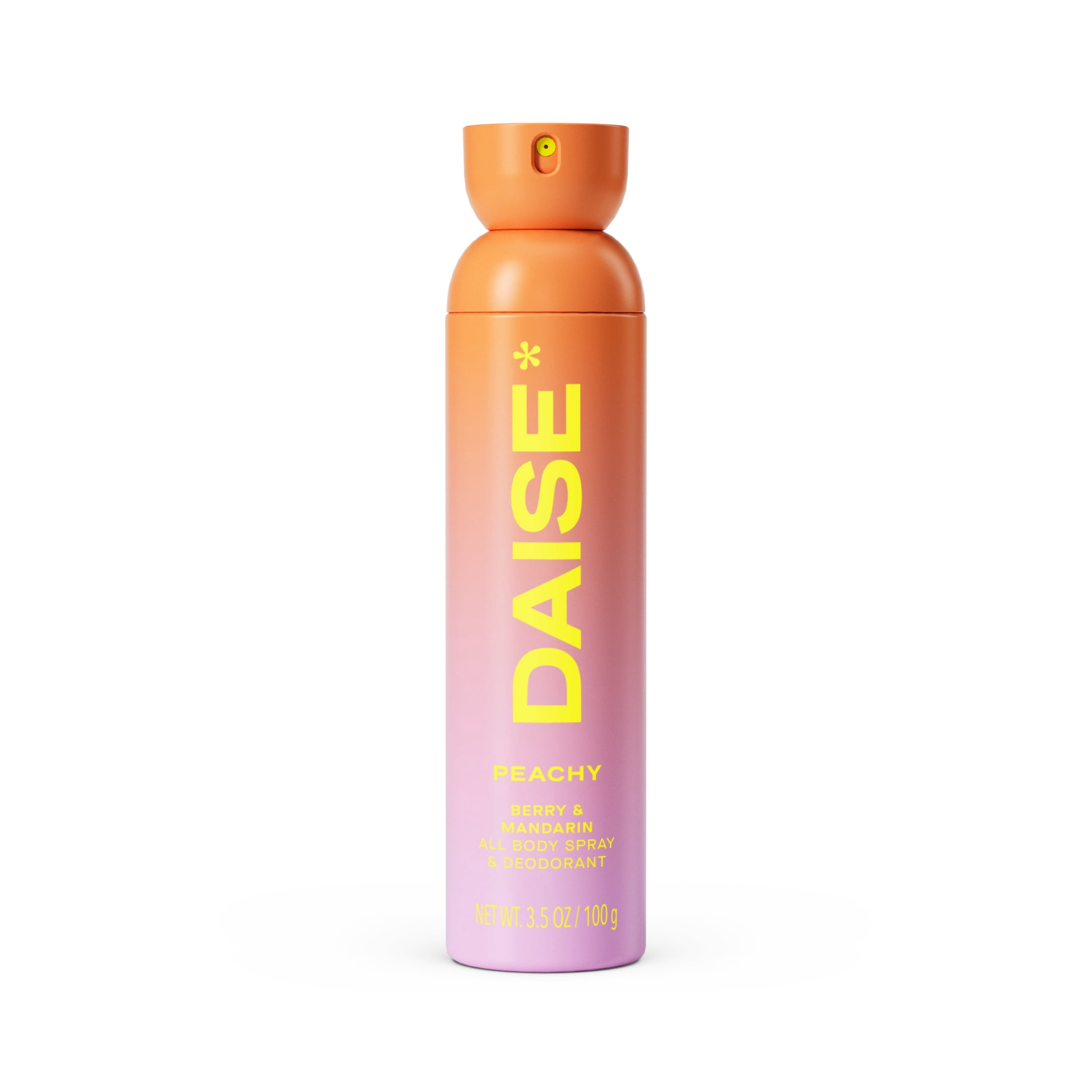 DAISE Peachy DAISE All Body Spray & Deodorant in Berry & Mandarin for 24h Freshness, 3.5 oz/120 mL