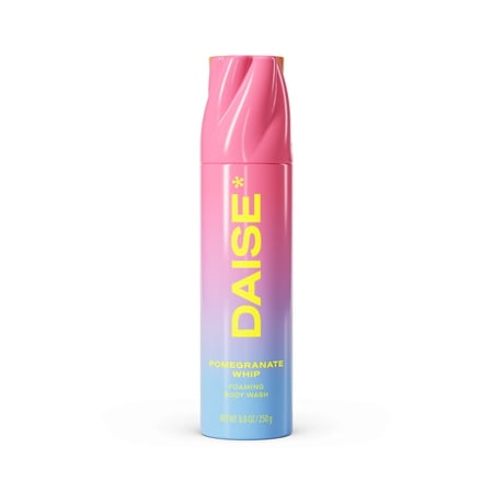 DAISE Foaming Body Wash in Pomegranate Whip, Ultra Hydrating for Skin, 8.8 oz/250 g