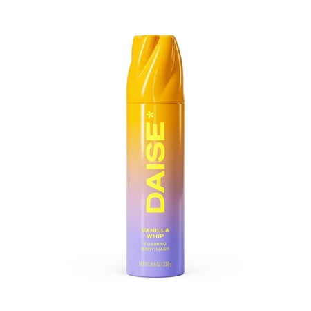 DAISE Foaming Body Wash in Vanilla Whip, Ultra Hydrating for Skin, 8.8 oz/250 g
