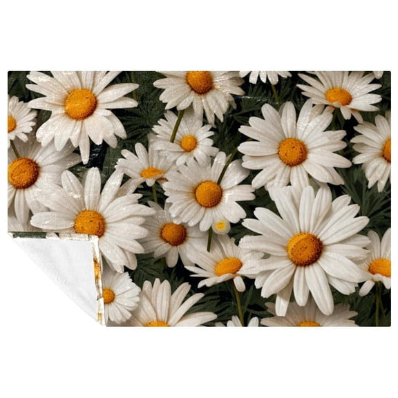 Daisies Blankets & Throws: Soft and Warm Microfiber Throw Blanket, Printed Lightweight Sofa, Bed, Couch, Office, Camping Blanket