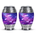 thumbnail image 1 of Daisies Cremation Urns for Human Ashes _ Funeral Decorative Urn - Daisies Keepsake Urn for Ashes for Male & Female - Small Urns for Human ( Size- 3inch 2pc ), 1 of 8