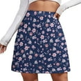 thumbnail image 1 of Daisies Floral Skirt Cute Flowers Print Vintage Mini Skirts Summer High Waist Pattern Hara, 1 of 7