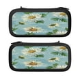 thumbnail image 1 of Daisies Flower, Carrying Case For Nintendo Switch & OLED Version, Eva Lightweight Shockproof Protective Pouch Case for Game Console & Accessories with 10 Game Card Slot & Wristband, Black, 1 of 6