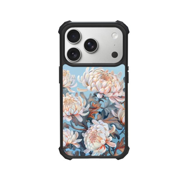 Daisies Garden Flowers Shockproof Case For iPhone 12 13 14 15 16 Pro Max Series – TPU Bumper + Hard PC Back, Air-Cushion Corners