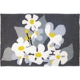 thumbnail image 1 of Jellybean - Indoor/Outdoor Rug - Daisies on Pewter, 1 of 2