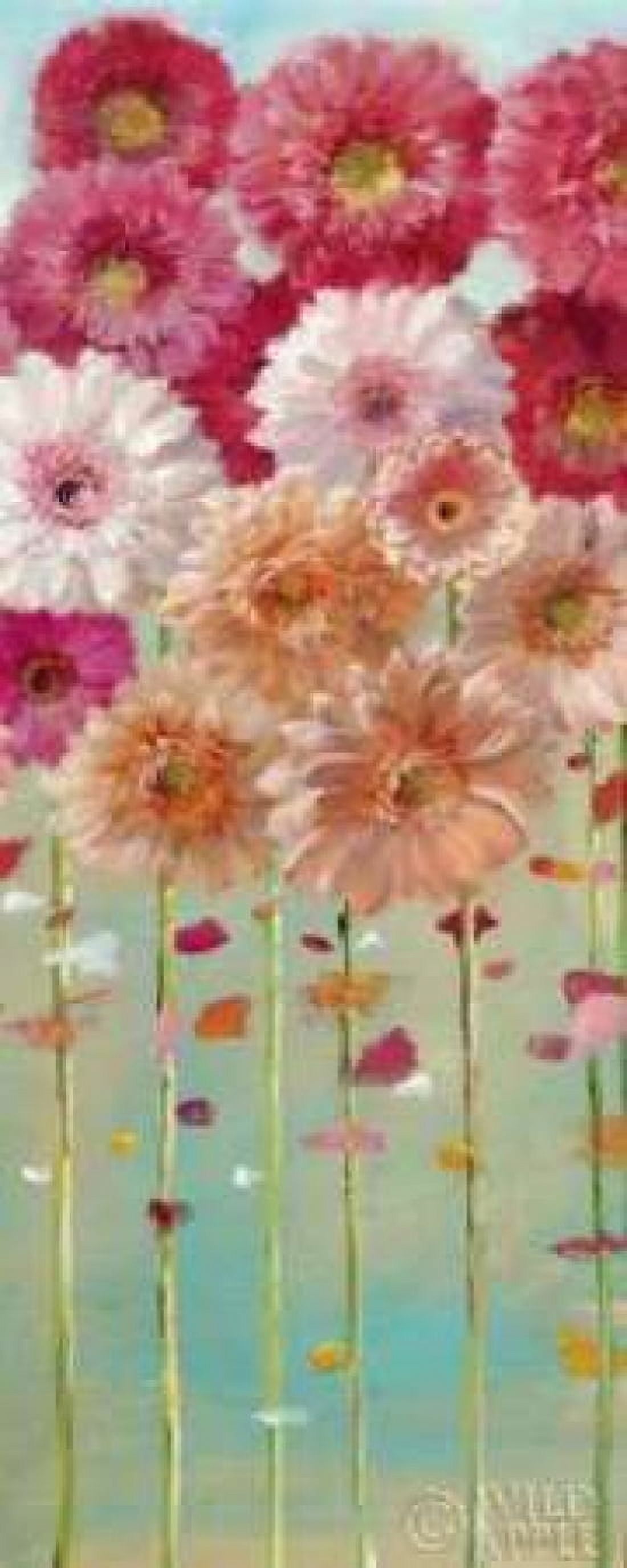 Daisies Spring I Canvas Art - Danhui Nai (24 x 48)